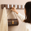 Pull & Hang Minimalist Wooden Wall Hanger