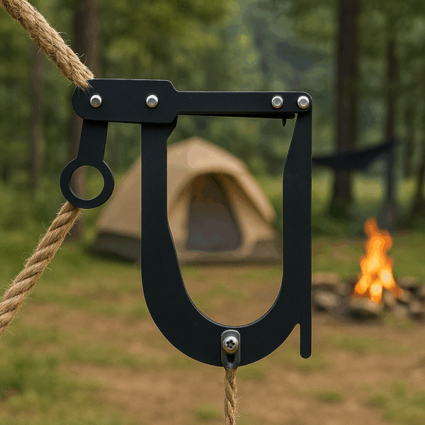 Compact Rope Threading Bracket Clamp