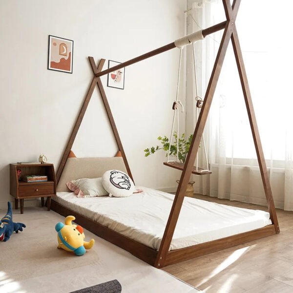 5_cbef3a70-608a-4b52-9b4f-56b0ebf7b5c1 Indoor Playground Wooden Swing Kids Floor Bed