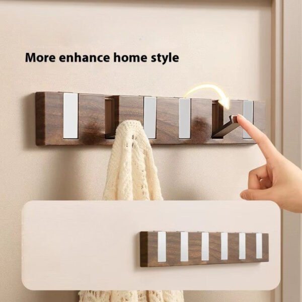 Pull & Hang Minimalist Wooden Wall Hanger