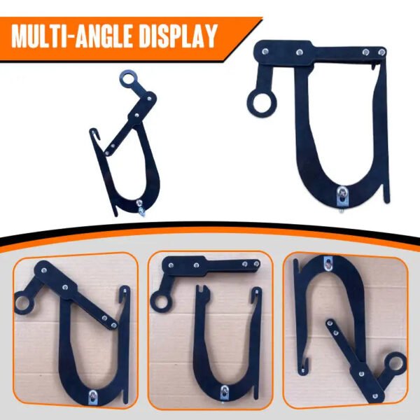 Compact Rope Threading Bracket Clamp