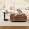 Hidden Drawers Elegant Italian Style Coffee Table