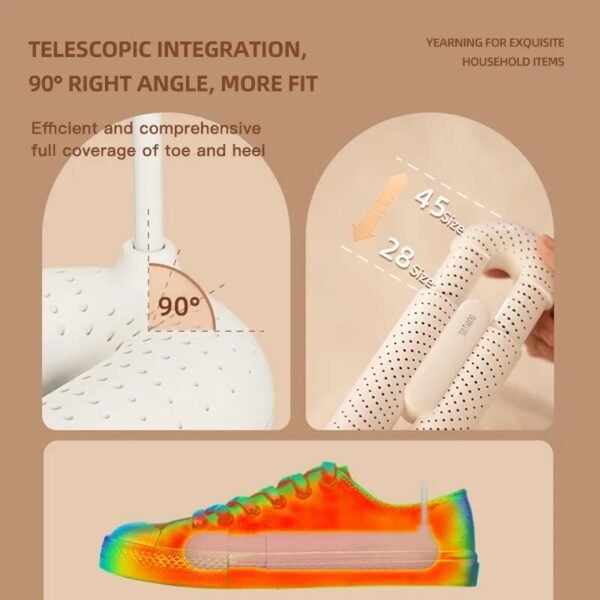 S6a4b2d5279984f51b369d0727d96ce67w Stretchable Portable Electric Sterilization Shoe Dryer