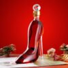 High Heel Fancy Glass Wine Decanter