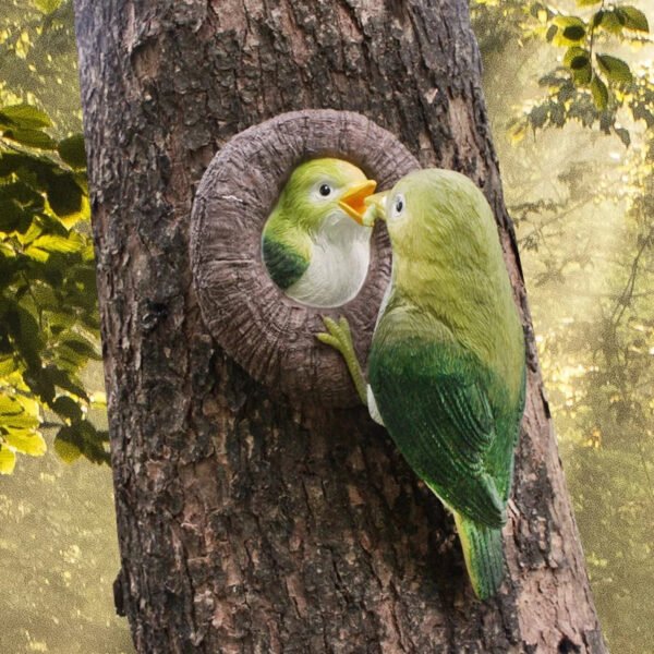 Lovebirds Tree Hug Wall Hanging Decor