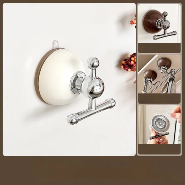 Punch-Free Quick Hang Wall Suction Cup Hook