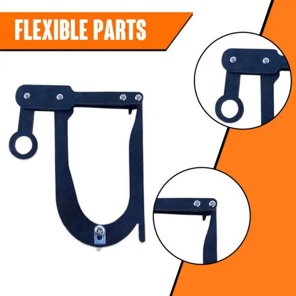 Compact Rope Threading Bracket Clamp