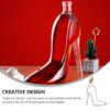 High Heel Fancy Glass Wine Decanter