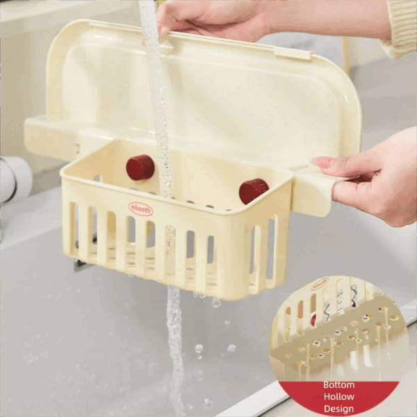 Built-in Basket Adjustable Sink Water Splash Protector