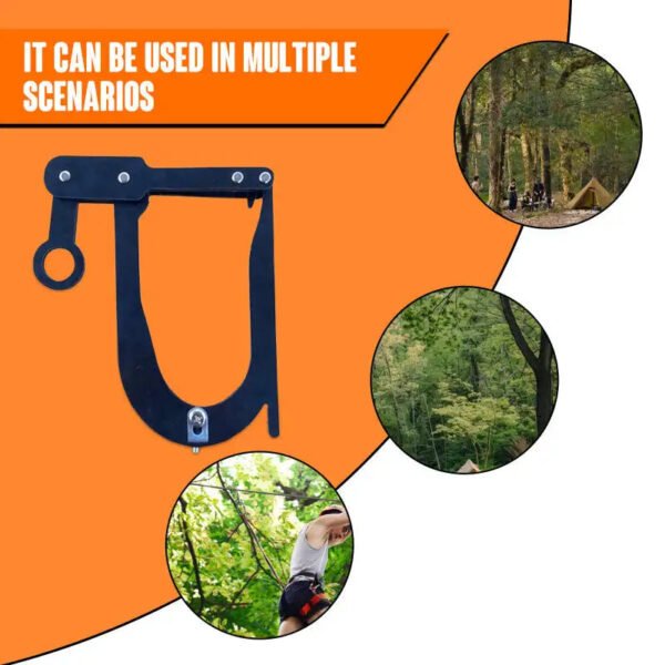 Compact Rope Threading Bracket Clamp