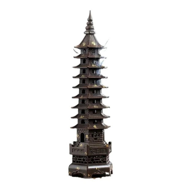 Sb3d57b584d964409937d479f1ba5c2b7F Zen Tower-Style Smoke Waterfall Incense Burner