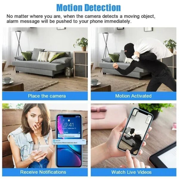 Mini Spy HD WiFi Motion Detection Security Camera