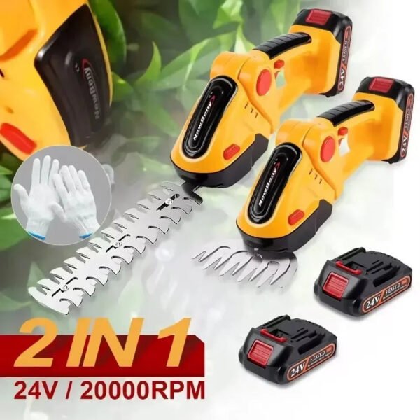 Se80a3c1d86504aeab2634a04d937cc74f Rapid Trim Cordless Powerful Handheld Mower Tool