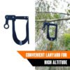 Compact Rope Threading Bracket Clamp