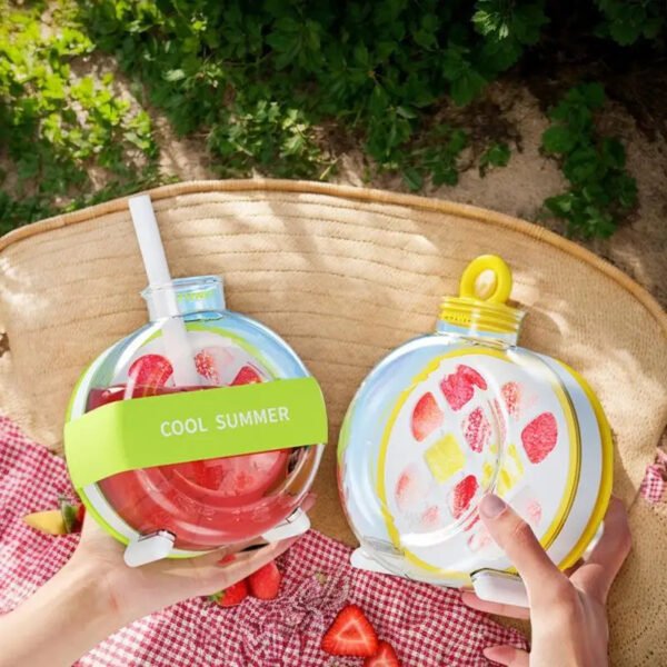 Cool Summer Globe Shape Drink Bottle