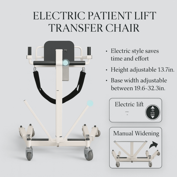 5-in-1 Foldable Patient Lift Mobility Chair