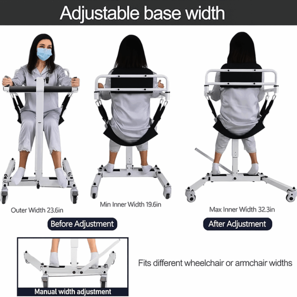 5-in-1 Foldable Patient Lift Mobility Chair