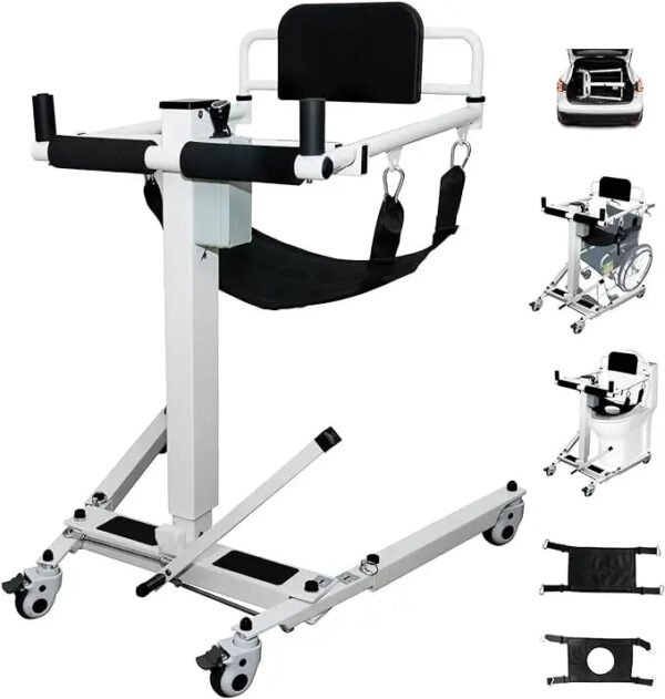 5-in-1 Foldable Patient Lift Mobility Chair